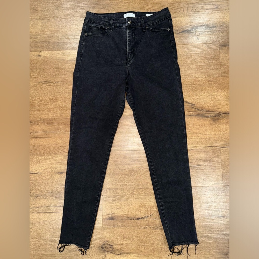 Sofia Jeans By Sofia Vergara Rosa Curvy Ankle Black Jeans Size 8